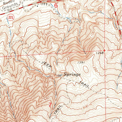 United States Geological Survey Whitstran, WA (1965, 24000-Scale) digital map