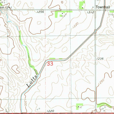 United States Geological Survey Whittemore, IA (1980, 24000-Scale) digital map