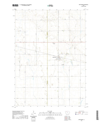 United States Geological Survey Whittemore, IA (2022, 24000-Scale) digital map