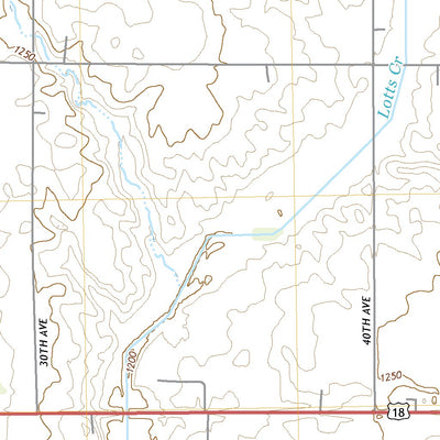 United States Geological Survey Whittemore, IA (2022, 24000-Scale) digital map