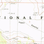 United States Geological Survey Whittemore Ridge, CA (1990, 24000-Scale) digital map