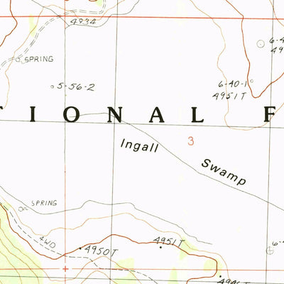 United States Geological Survey Whittemore Ridge, CA (1990, 24000-Scale) digital map