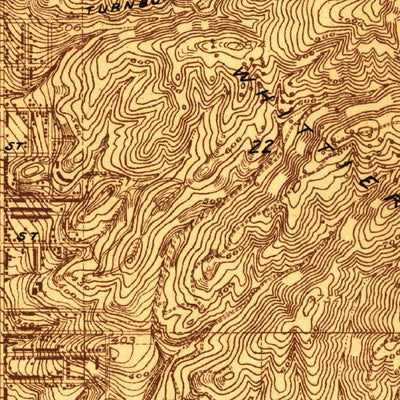 United States Geological Survey Whittier, CA (1923, 24000-Scale) digital map