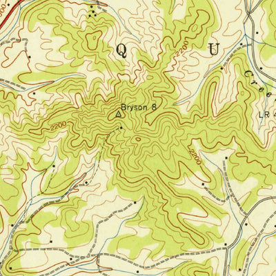 United States Geological Survey Whittier, NC (1941, 24000-Scale) digital map
