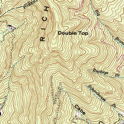 United States Geological Survey Whittier, NC (1967, 24000-Scale) digital map