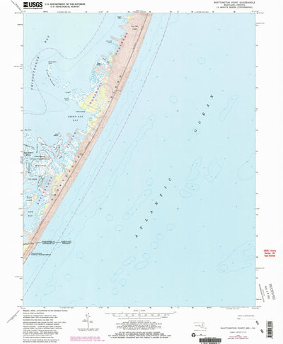 United States Geological Survey Whittington Point, MD-VA (1964, 24000-Scale) digital map