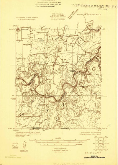 United States Geological Survey Whon, TX (1924, 48000-Scale) digital map