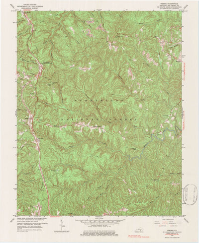 United States Geological Survey Wiborg, KY (1963, 24000-Scale) digital map