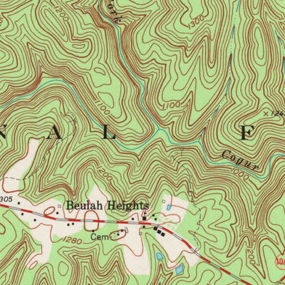 United States Geological Survey Wiborg, KY (1963, 24000-Scale) digital map