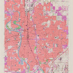 United States Geological Survey Wichita East, KS (1961, 24000-Scale) digital map