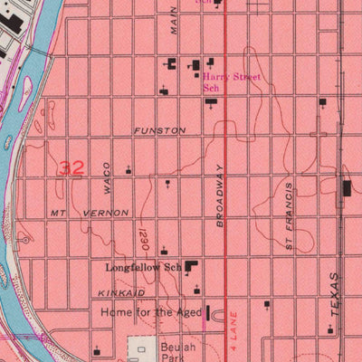 United States Geological Survey Wichita East, KS (1961, 24000-Scale) digital map