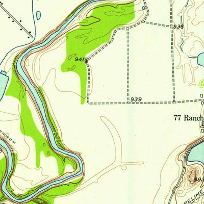 United States Geological Survey Wichita Falls East, TX (1957, 24000-Scale) digital map