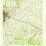 United States Geological Survey Wichita Falls East, TX (1957, 62500-Scale) digital map