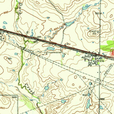 United States Geological Survey Wichita Falls East, TX (1957, 62500-Scale) digital map