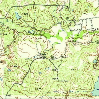 United States Geological Survey Wichita Falls East, TX (1957, 62500-Scale) digital map