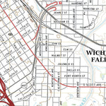 United States Geological Survey Wichita Falls East, TX (2022, 24000-Scale) digital map