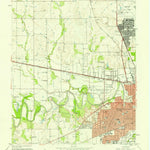 United States Geological Survey Wichita Falls West, TX (1957, 24000-Scale) digital map