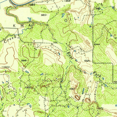 United States Geological Survey Wichita Falls West, TX (1957, 62500-Scale) digital map