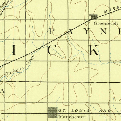 United States Geological Survey Wichita, KS (1894, 125000-Scale) digital map