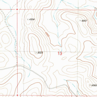 United States Geological Survey Wickahoney Crossing, ID (1980, 24000-Scale) digital map