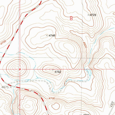 United States Geological Survey Wickahoney Crossing, ID (1980, 24000-Scale) digital map