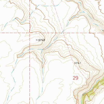 United States Geological Survey Wickahoney Point, ID (1972, 24000-Scale) digital map