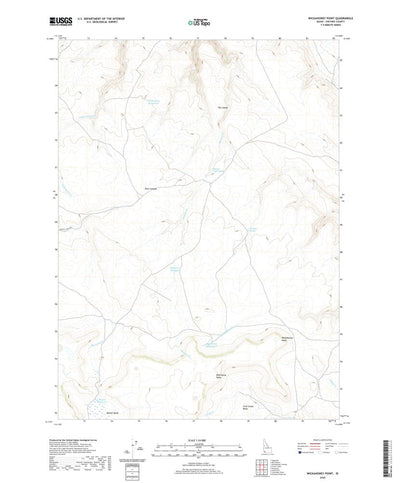 United States Geological Survey Wickahoney Point, ID (2020, 24000-Scale) digital map