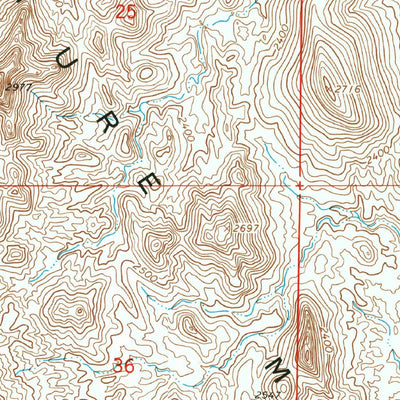 United States Geological Survey Wickenburg, AZ (1964, 24000-Scale) digital map