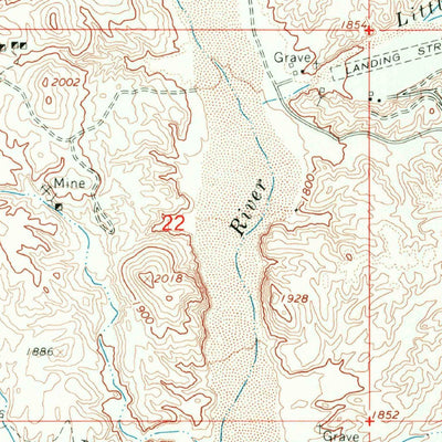 United States Geological Survey Wickenburg SW, AZ (1965, 24000-Scale) digital map