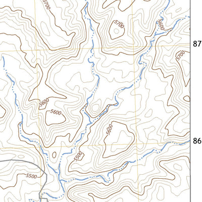 United States Geological Survey Wickersham Draw, WY (2023, 24000-Scale) digital map