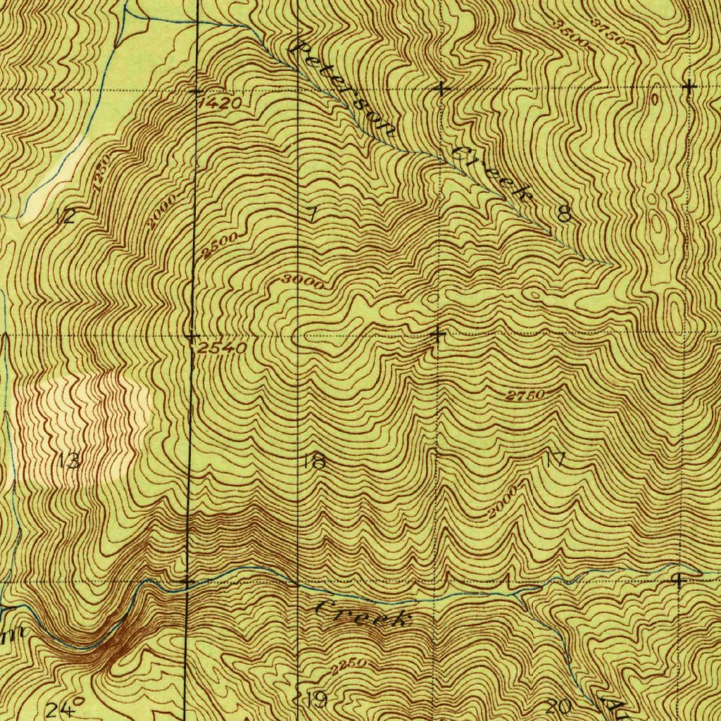 Wickersham, WA (1921, 62500-Scale) Map by United States Geological ...