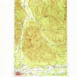 United States Geological Survey Wickersham, WA (1951, 62500-Scale) digital map