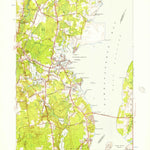 United States Geological Survey Wickford, RI (1942, 24000-Scale) digital map