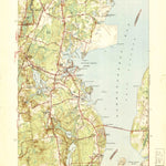 United States Geological Survey Wickford, RI (1944, 31680-Scale) digital map