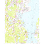 United States Geological Survey Wickford, RI (1957, 24000-Scale) digital map