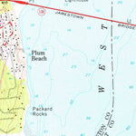 United States Geological Survey Wickford, RI (1957, 24000-Scale) digital map