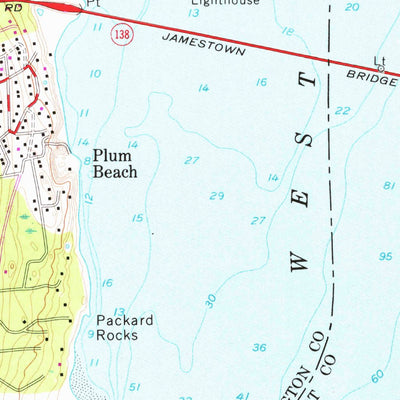United States Geological Survey Wickford, RI (1957, 24000-Scale) digital map