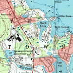 United States Geological Survey Wickford, RI (1995, 24000-Scale) digital map