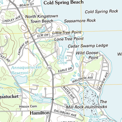 United States Geological Survey Wickford, RI (2012, 24000-Scale) digital map