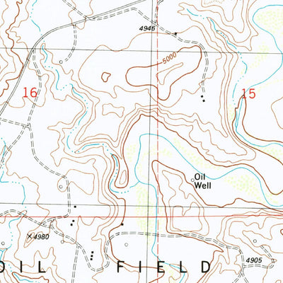 United States Geological Survey Wickiup Canyon, UT-CO (1985, 24000-Scale) digital map