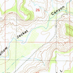 United States Geological Survey Wickiup Canyon, UT-CO (1985, 24000-Scale) digital map