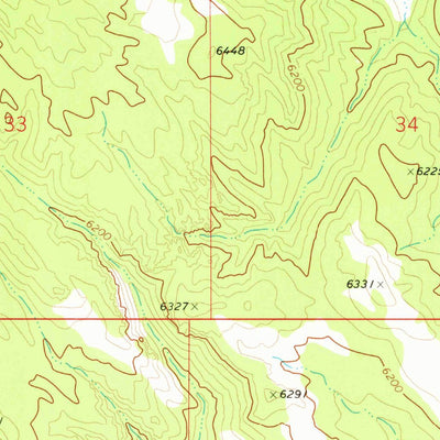 United States Geological Survey Wickiup Creek, ID (1973, 24000-Scale) digital map