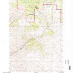 United States Geological Survey Wickiup Creek, MT (1996, 24000-Scale) digital map