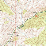 United States Geological Survey Wickiup Creek, MT (1996, 24000-Scale) digital map