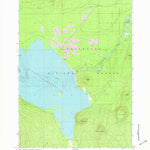 United States Geological Survey Wickiup Dam, OR (1963, 24000-Scale) digital map