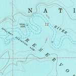 United States Geological Survey Wickiup Dam, OR (1963, 24000-Scale) digital map