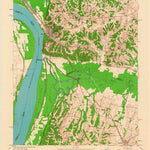 United States Geological Survey Wickliffe, KY-MO (1951, 24000-Scale) digital map