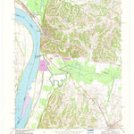 United States Geological Survey Wickliffe, KY-MO (1970, 24000-Scale) digital map