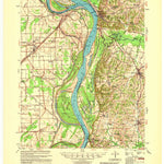 United States Geological Survey Wickliffe, KY-MO-IL (1955, 62500-Scale) digital map