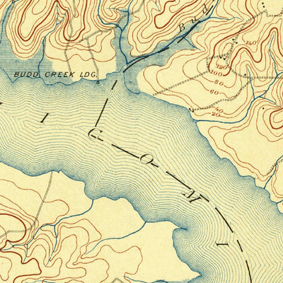 United States Geological Survey Wicomico, MD-VA (1902, 62500-Scale) digital map